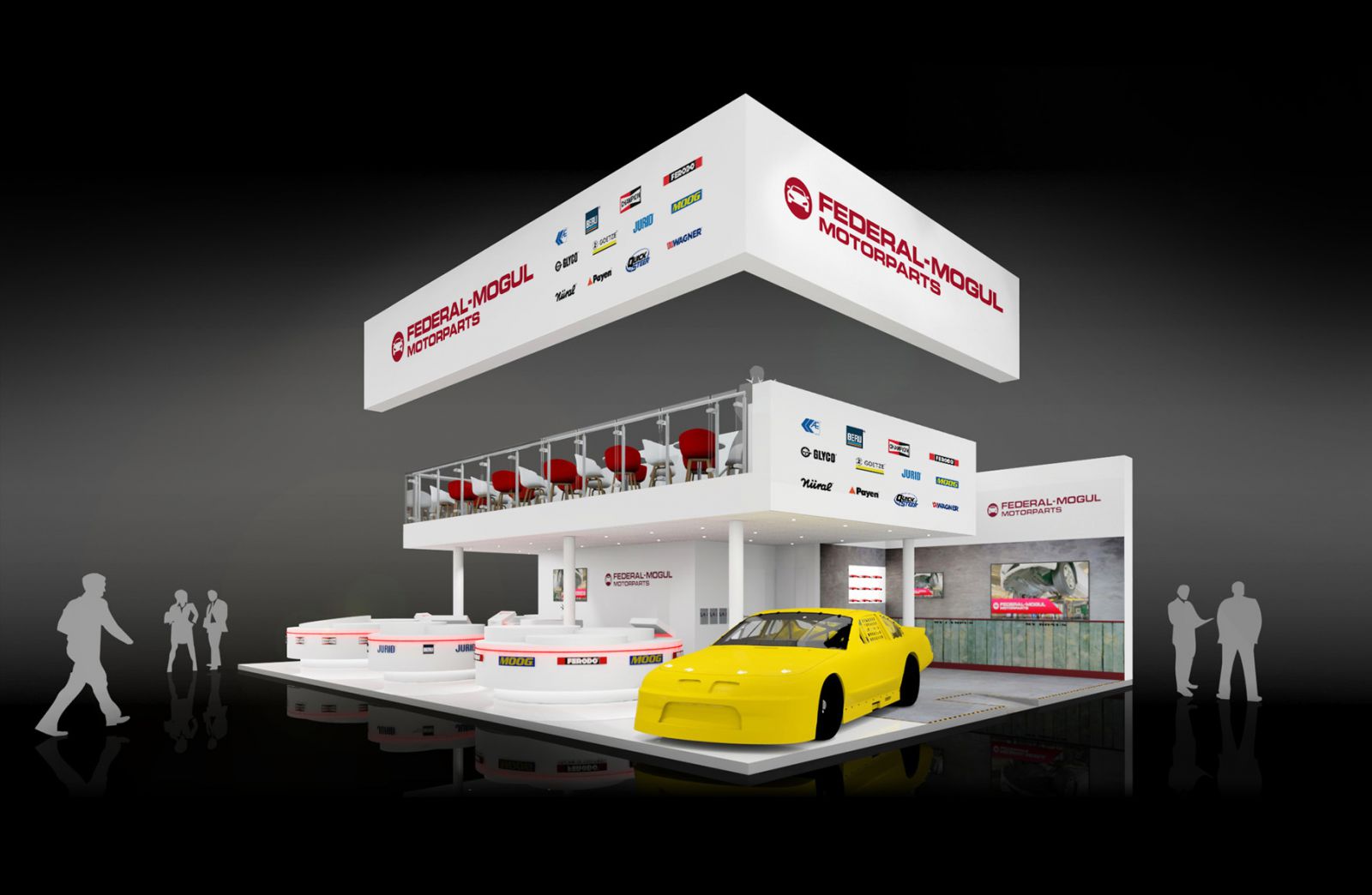 Federal Mogul Motorparts stand Equip Auto